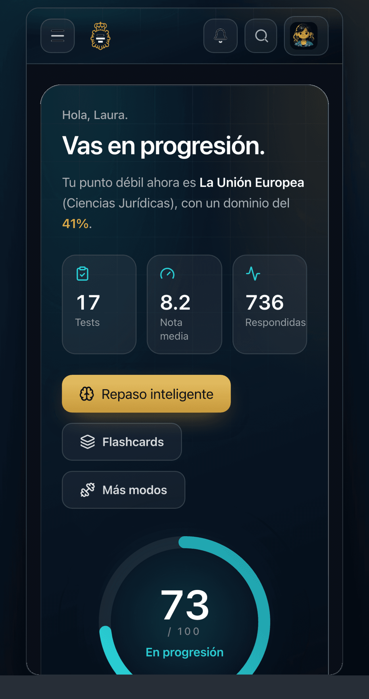 App del Preparador de Policía Nacional